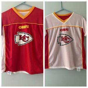 Kansas City Chiefs Youth XL Flag Football Reversible Replica Jersey NFL KC Chief